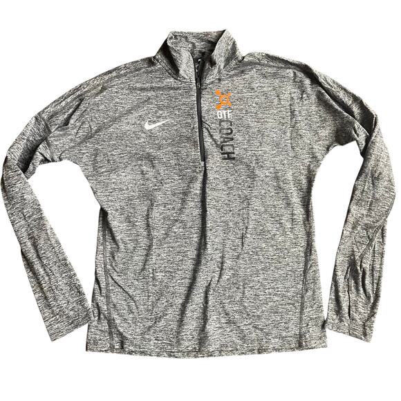 Orangetheory Coach Nike Pullover Zip Womens Small Gray - Picture 1 of 8